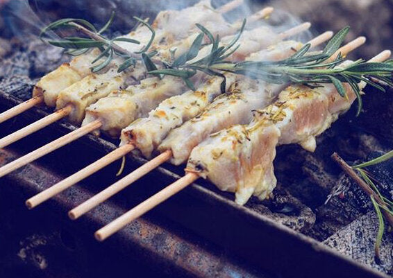 SPIEDO SPIEDINI SPIEDINO BARBECUE BUSTA 12 PEZZI LUNGHEZZA 10 CM - Foto 7